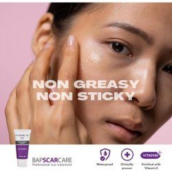 STOCKINK3 - Bapscarcare Silicone Scar Gel Ideal Treatment for Face, Neck, and Hand Scars 20g