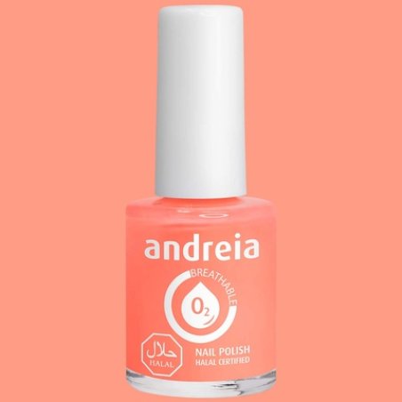 Andreia Halal Breathable and Water-Permeable Nail Polish B5 Pink-Red 10.5ml