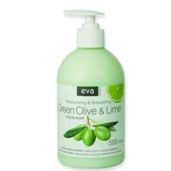 Eva Natura Creamy Liquid Soap 500ml Green Olive and Lime