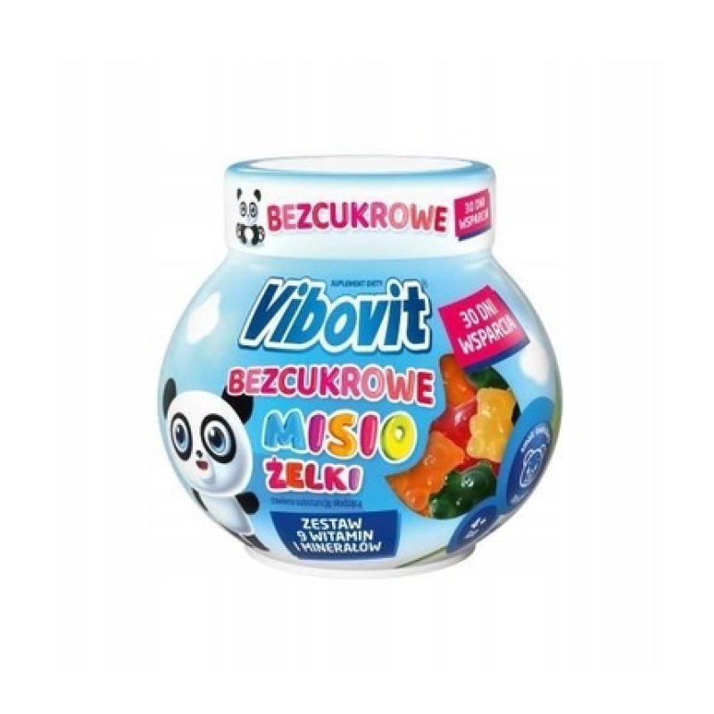 Vibovit Misio Fruit Flavored Sugar-Free Gummies, 30 Gummies