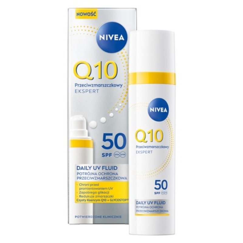 Nivea Q10 Daily Uv Fluid Anti-Wrinkle Face Spf 50 40ml