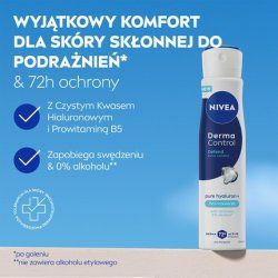 Nivea Derma Control Defend Women's Antiperspirant 72h Protection with Hyaluronic Acid Spray
