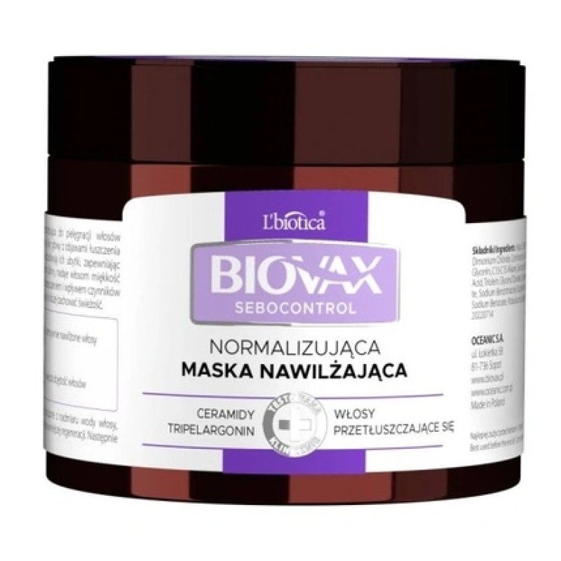 Biovax Sebocontrol Normalizing Moisturising Mask 250 Ml