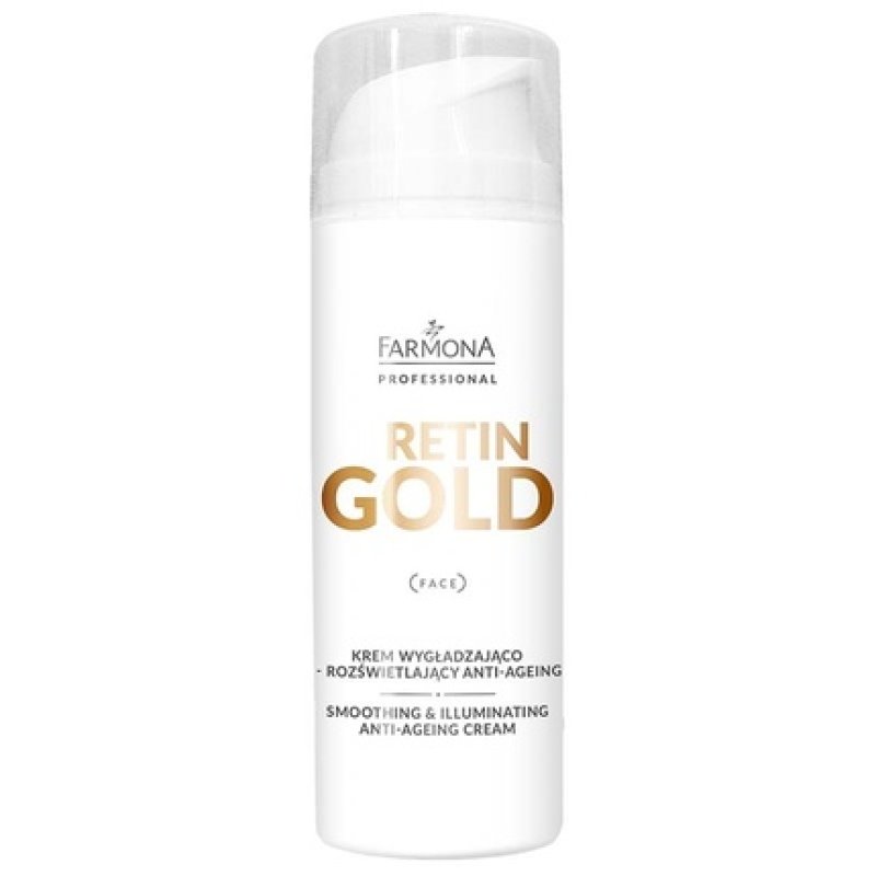 Farmona Retin Gold Smoothing And Illuminating Anti-Ageing Cream - 150ml