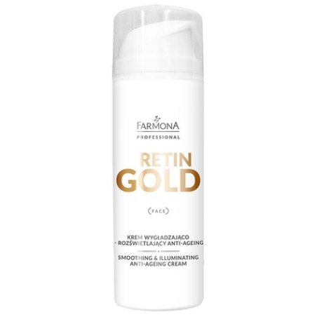 Farmona Retin Gold Smoothing And Illuminating Anti-Ageing Cream - 150ml