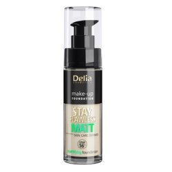 Delia Cosmetics Stay Flawless Mattifying Foundation 16H Ivory 30ml