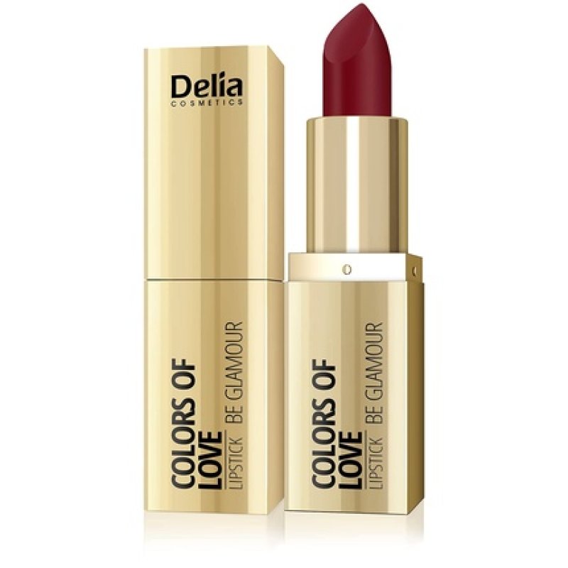 Delia Cosmetics Colors of Love Creamy Lipstick Desire - Moisturizing and Nourishing with Vitamin E, Marula, Chia, and