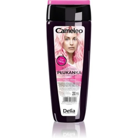 Cameleo Pink Hair Toner with Rose Water No Yellow Shades Tones Semi Permanent Hair Dye 200ml
