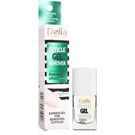 Delia Cosmetics Cuticle Remover Gel Formula Softening with Aloe Vera and Vitamins A and F 11ml