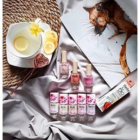 Delia Cosmetics Bio Nail Oil Vegan Nail Conditioner Accelerating the Growth of Nails Natural Ingredients Nourishes