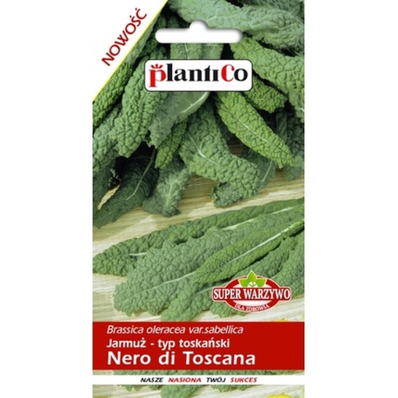 Plantico Palm Cabbage Nero Di Toscana Seeds 1g Nutrient-Rich Super Vegetable