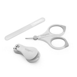 BabyOno Children and Baby Nail Care Set Grey