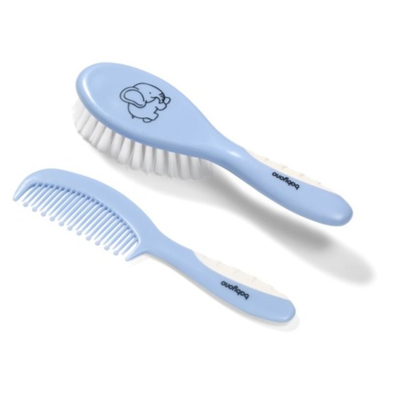 BabyOno Hair Brush Blue 2 pieces