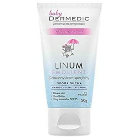 Dermedic - Linum Baby - Emolient - Protective Special Cream Spf 15 From The