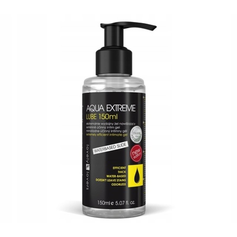 Lovely Lovers Aqua Extreme Lubricant Anal And Vaginal Gel 150ml