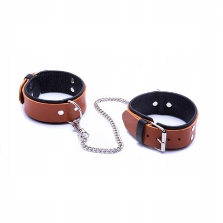 Whips Leather Adjustable Men's Ankle Cuffs