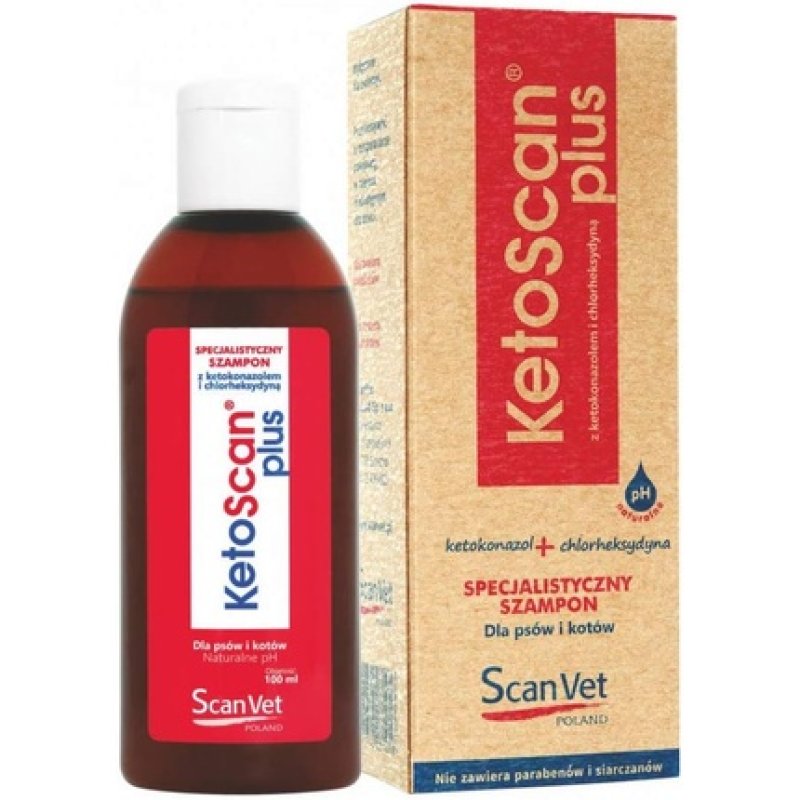 Ketoscan Plus 100ml Skin Care for Dogs and Cats