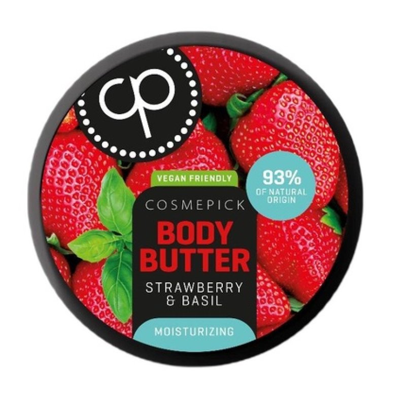 Cosmepick Body Butter Strawberry & Basil 250ml