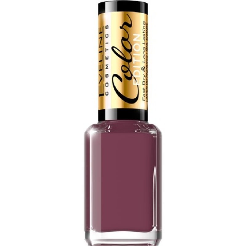 Eveline Cosmetics Color Edition Nail Polish - Ultra Covering Nail Polish in Color 128, 12 ml