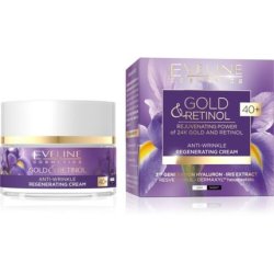 Eveline Gold & Retinol Anti-Wrinkle Regenerating Face Cream Day/Night 40 50ml