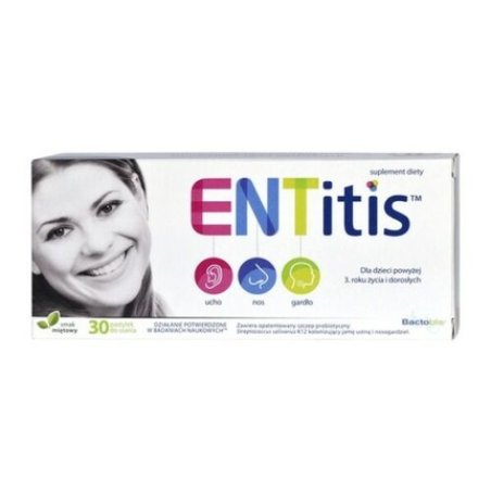 Entitis Mint 30 Lozenges