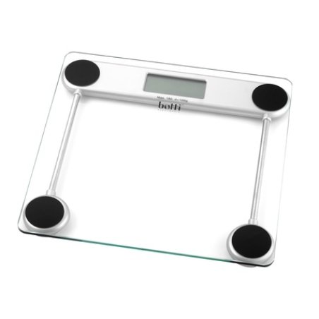 Botti Electronic Bathroom Scale Light Precision Measurement Up to 180kg LED