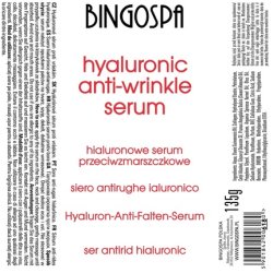 Bingospa Anti-Wrinkle Hyaluronic Serum 135g