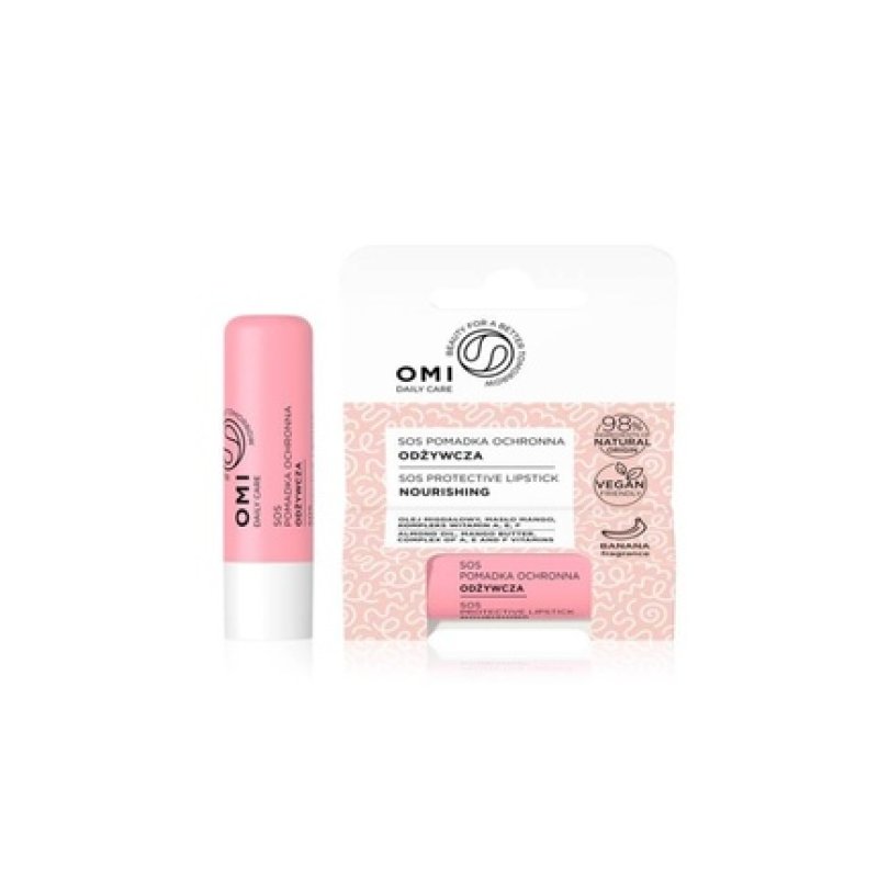 Omi Nourishing Sos Lip Balm 4.9 G - Vegan Protective Lip Balm