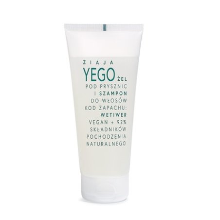 Yego Shower Gel And Shampoo For Hair Vetiver 200ml