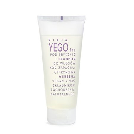 Yego Shower Gel And Shampoo For Hair Lemon Verbena 200ml