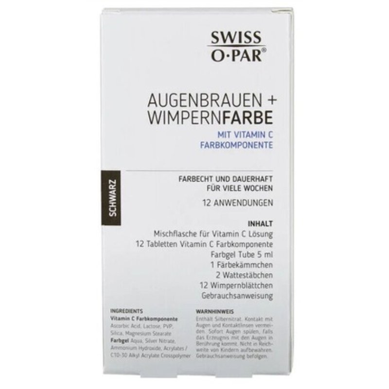 Swiss O Par Eyebrow and Eyelash Color Set with Vitamin C