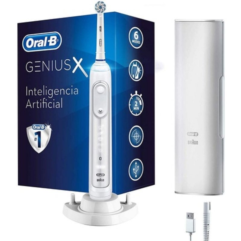 Oral-B Genius X 20100S Electric Toothbrush White Powered By Braun