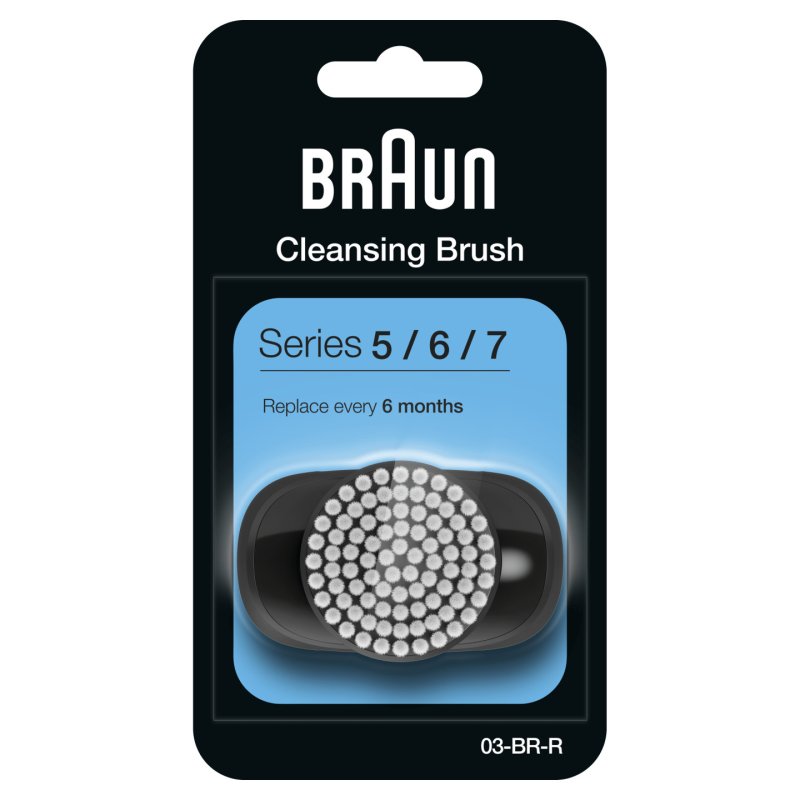 Braun EasyClick Cleaning Brush Refill for Series 5, 6, and 7 Electric Shavers (New Generation) Single Refill