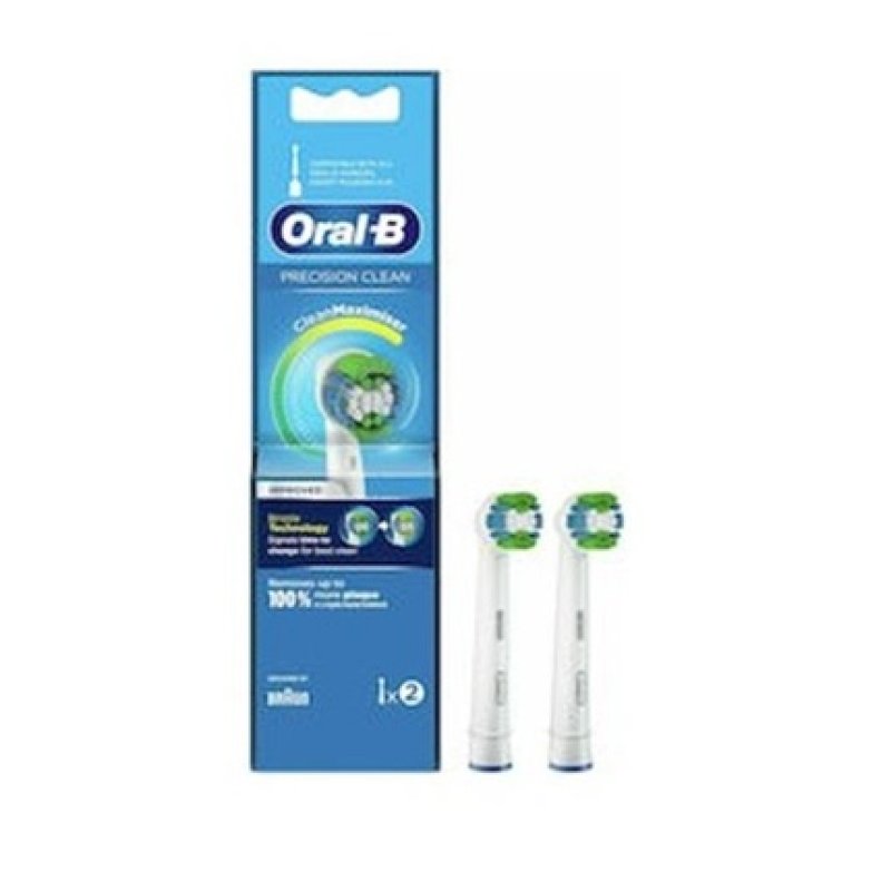 Oral-B Precision Clean Cleanmaximiser Replacement Heads For Electric Toothbrush - 2 Pieces