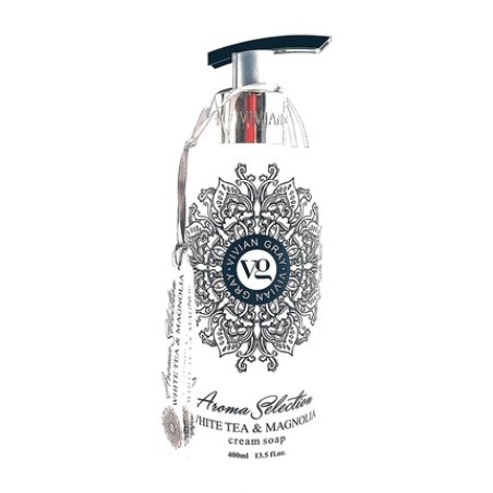 Vivian Gray 2015 Aroma Selection Soap Dispenser with White Tea & Magnolia Cream Soap 400ml
