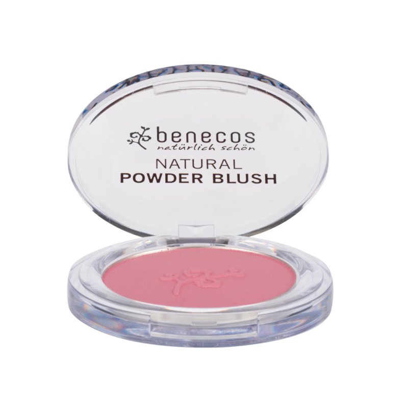 benecos Compact Blush Mallow Rose poudre de visage 5,5 g