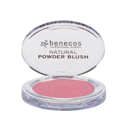 benecos Compact Blush Mallow Rose poudre de visage 5,5 g