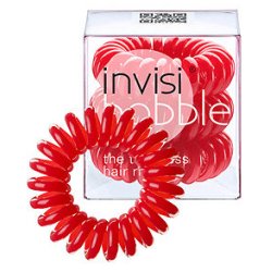 Invisibobble The Traceless Hair Ring 3 Hair Ties Raspberry Red