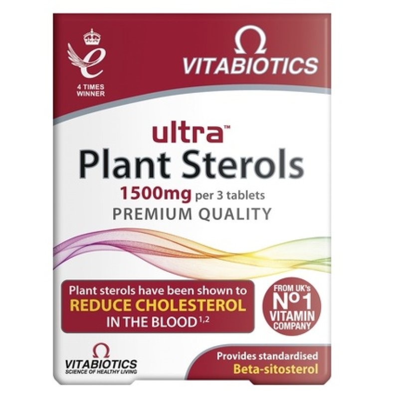 Vitabiotics Ultra Plant Sterols Dietary Supplement - 30 Tablets