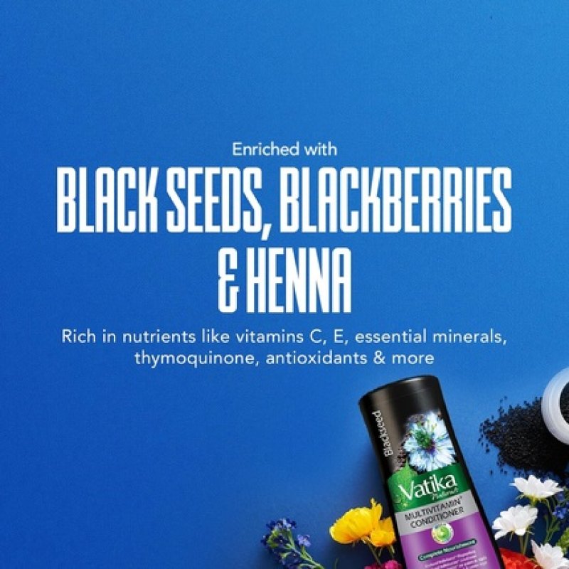 Vatika Naturals Multivitamin Enriched Black Seed Complete Hair Care Conditioner 200ml