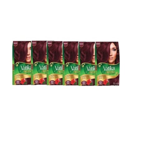 Dabur Vatika Henna Hair Color with Beautiful Overtone Conditioner 18 Sachets X 10g