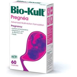 Bio-Kult Pregnéa Pregnancy Supplement with Folic Acid, Vitamin D, Magnesium, Zinc, Vitamin C and Live Bacteria 60