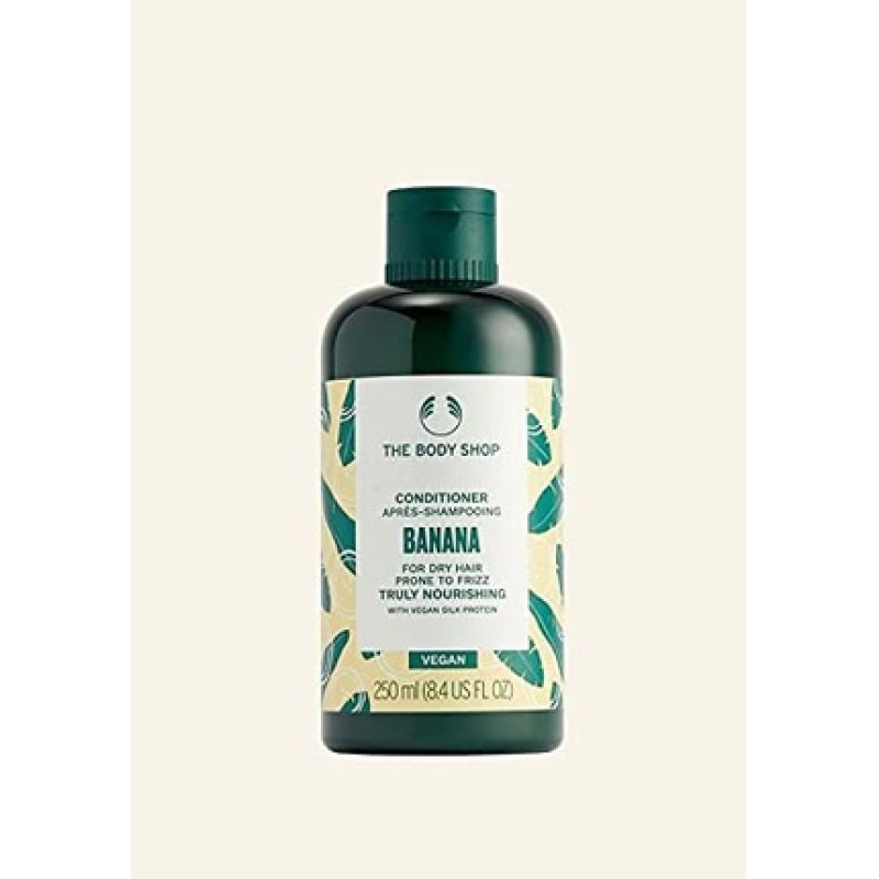 The Body Shop Banana Truly Nourishing Conditioner for Dry, Frizz-Prone, Damaged Hair - Vegan 250ml