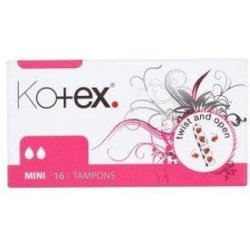 Kotex Tampons - Mini 16 Pieces