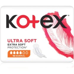 Kotex Ultra Soft Normal Pads - Pack of 10