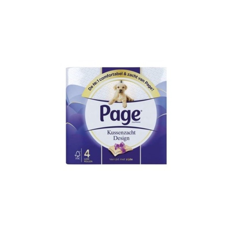 Page Toilet Paper Soft Cushion Design - 4 Rolls