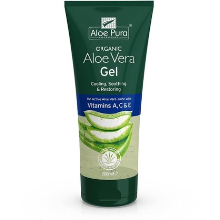 Aloe Pura Organic Aloe Vera Gel with Vitamins A C and E 200ml