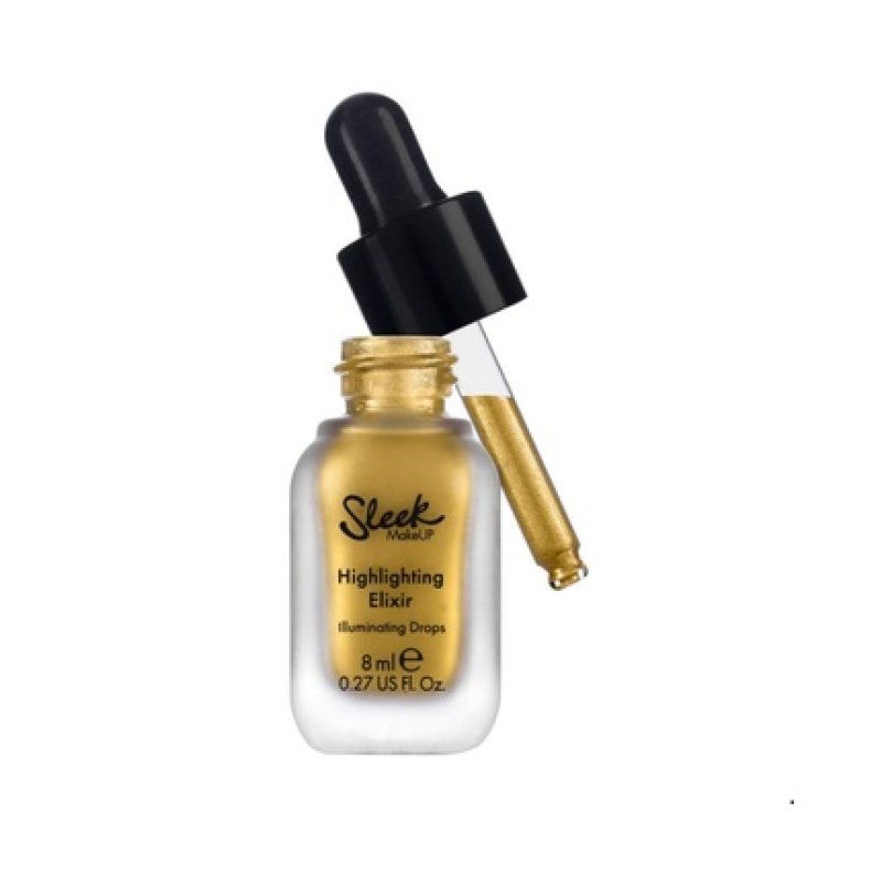 Sleek Makeup Highlighting Elixir Drippin' Bottles Gold 8ml