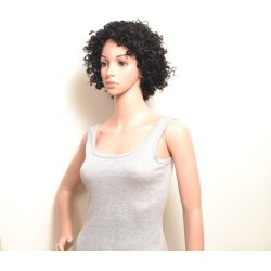 Sleek Mia Human Hair Wig 1B Natural Black