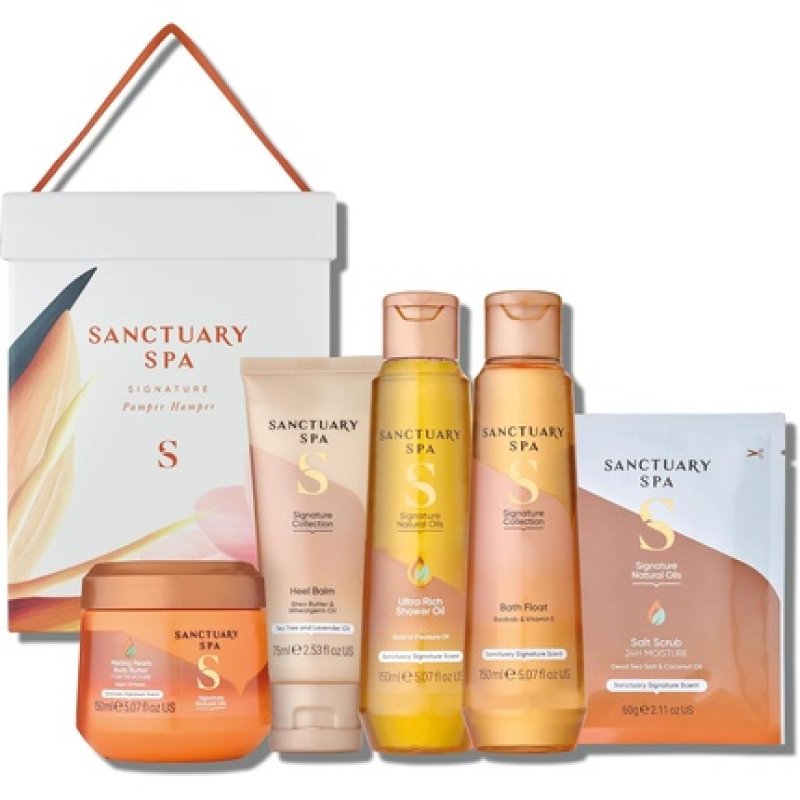 Sanctuary Spa Signature Pamper Hamper Gift Set - Vegan Gift for Women